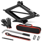 Set of 2 Scissor Lift Jacks for SUV (4400 lbs Capacity, 4.33-15.75")