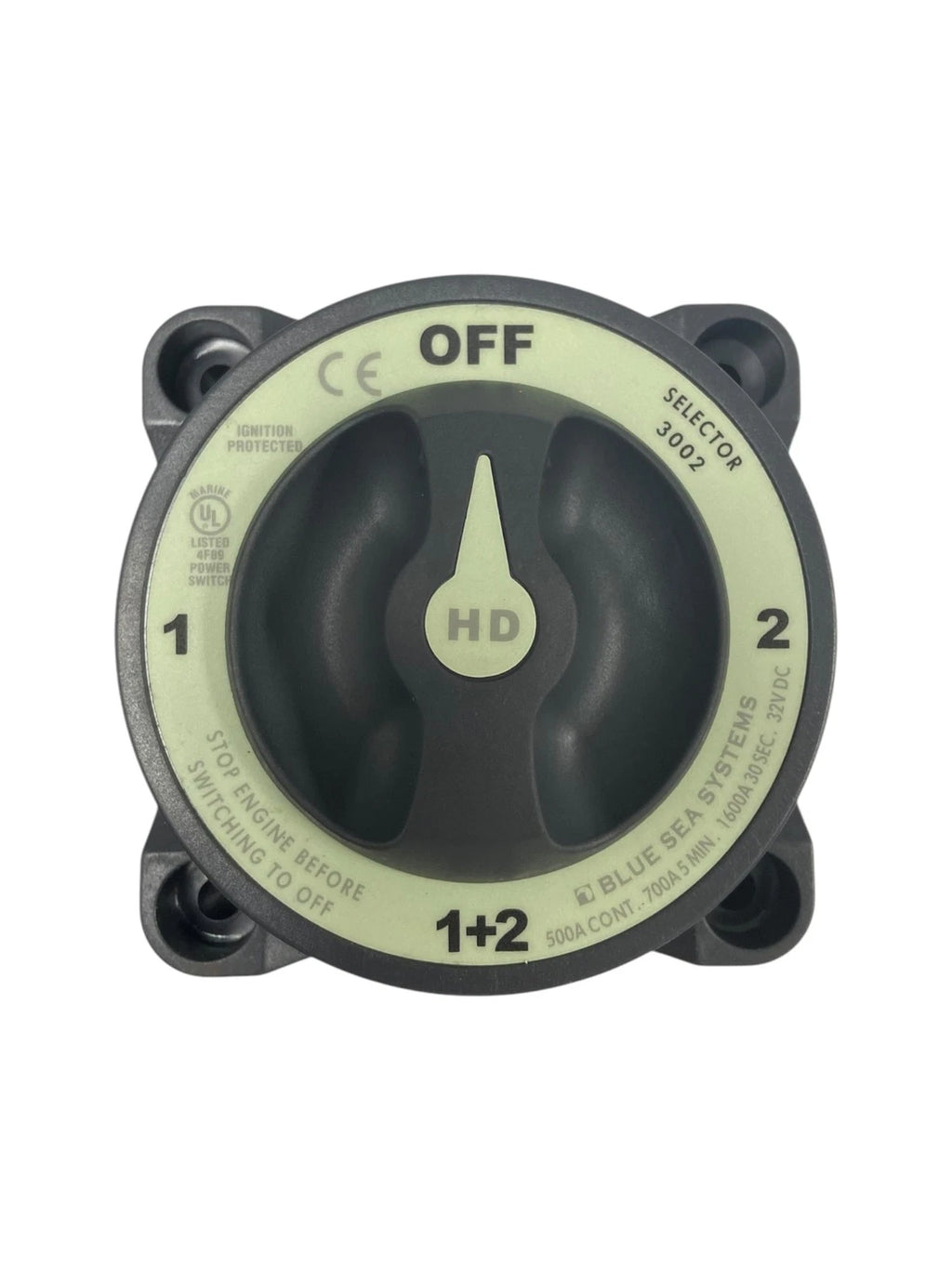 Battery Switch for Blue Sea 3002 (HD Series, Selector 4 Positions)