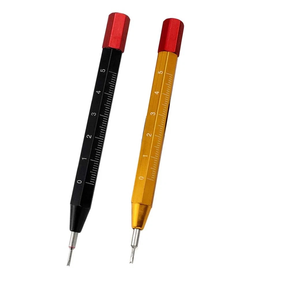 Aluminum Watch Band Remover with Scale and Dual Tips for Home Use