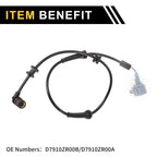 ABS Wheel Speed Sensor No.D7910ZR00B for Nissan Titan (2008–2011) Front Left Right