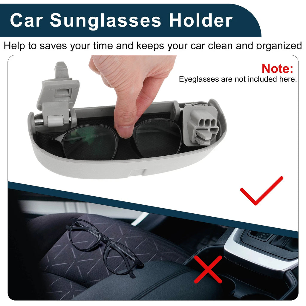 Sunglasses Case for Volkswagen Golf (2013–2019) Eyeglasses Holder Grey