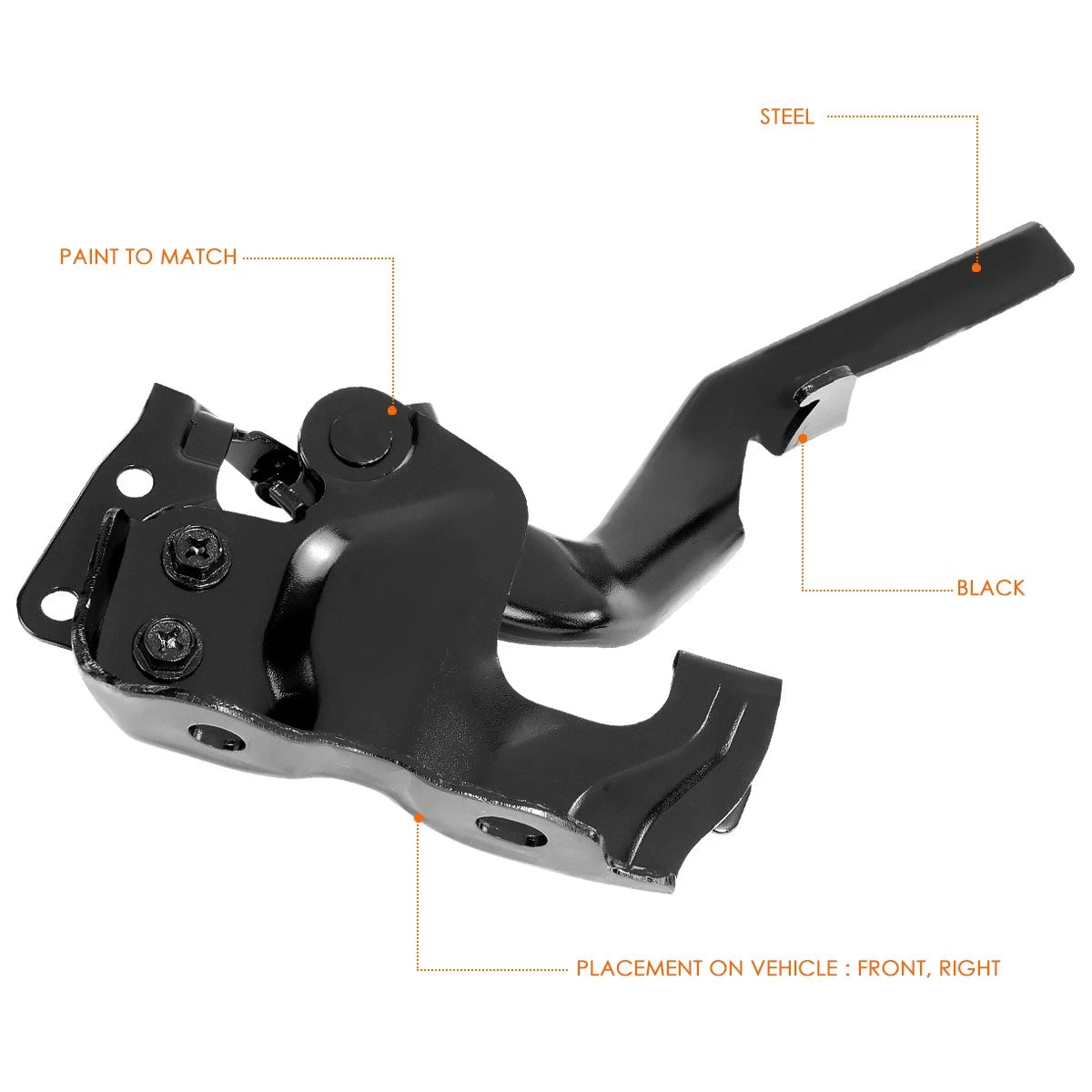 RH Steel Engine Hood Hinge for Lexus GX460 (2010–2021)