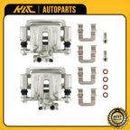 2x Rear Brake Caliper w/Bracket for Chevrolet Equinox (2007–2017)