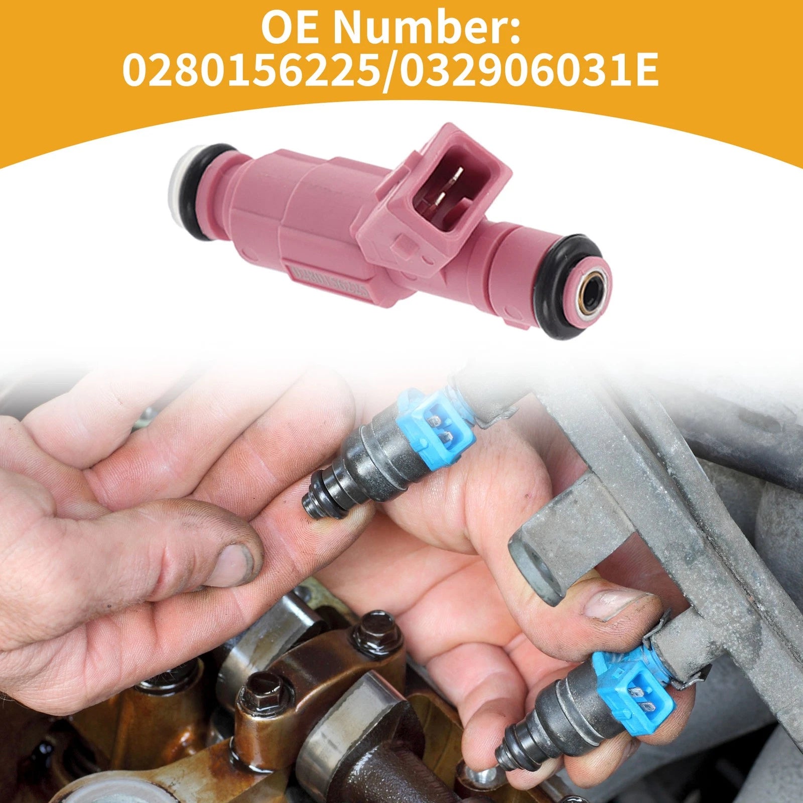 1 Pc Fuel Injector No. 0280156225/032906031E for Volkswagen Fox (2003–2005)