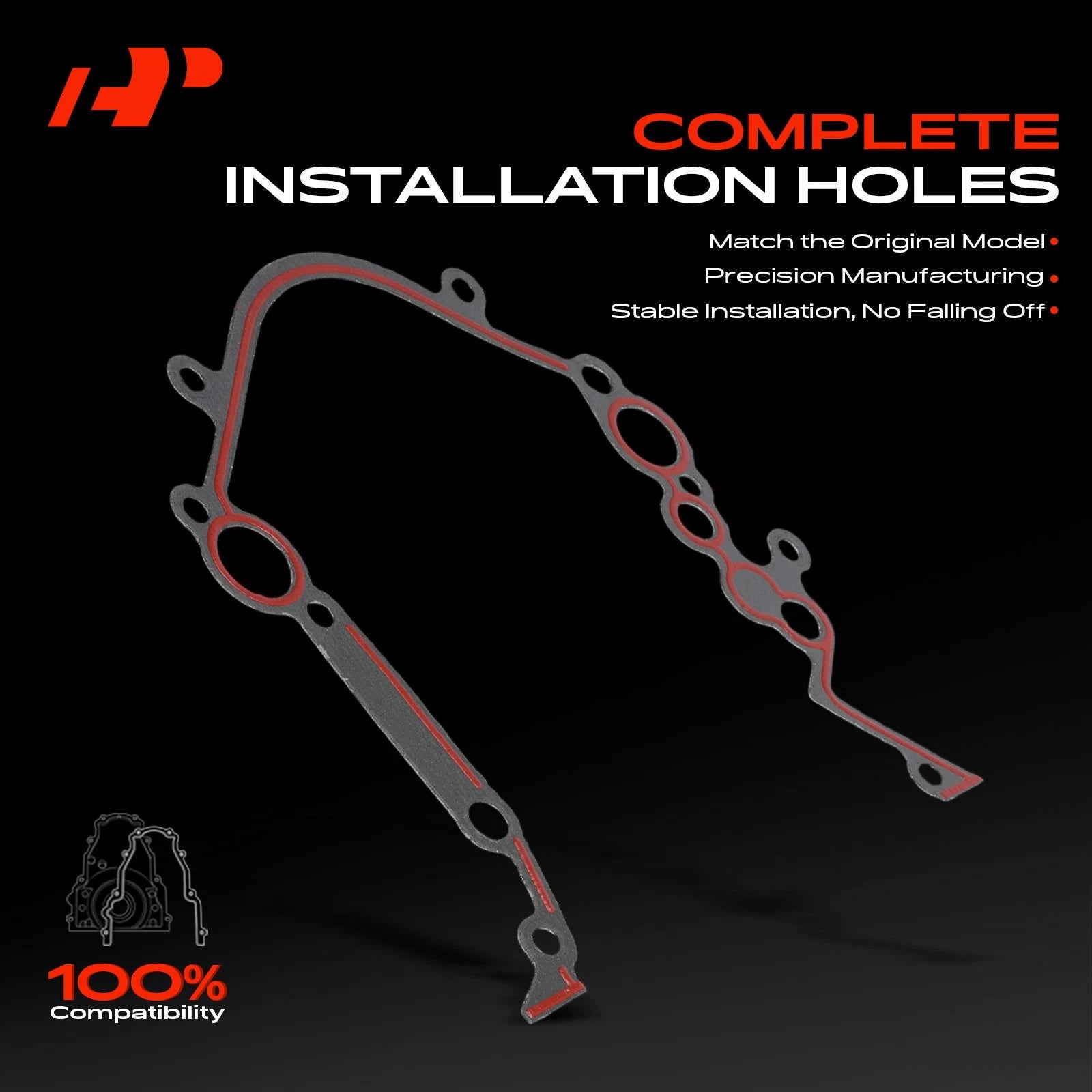 Engine Timing Cover Gasket Set for Ford Taurus Lincoln Mercury (1988–1993)