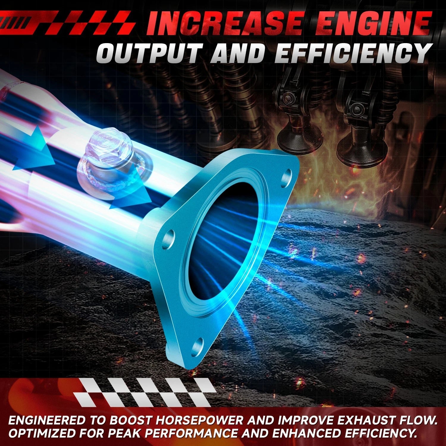 Shorty Header Exhaust Manifold for Mazda RX-8 (2004–2011) 2" OD