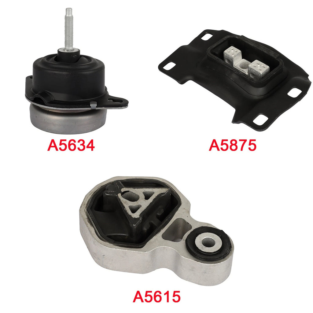 3X Engine Motor Mounts for Ford Explorer (2012–2015)