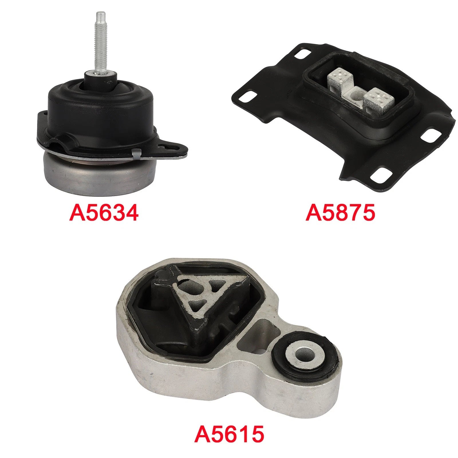 3X Engine Motor Mounts for Ford Explorer (2012–2015)