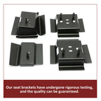 Set of 4 Bucket Seat Rail Mounting Brackets for G-Body Buick/Chevy (1978–1988)
