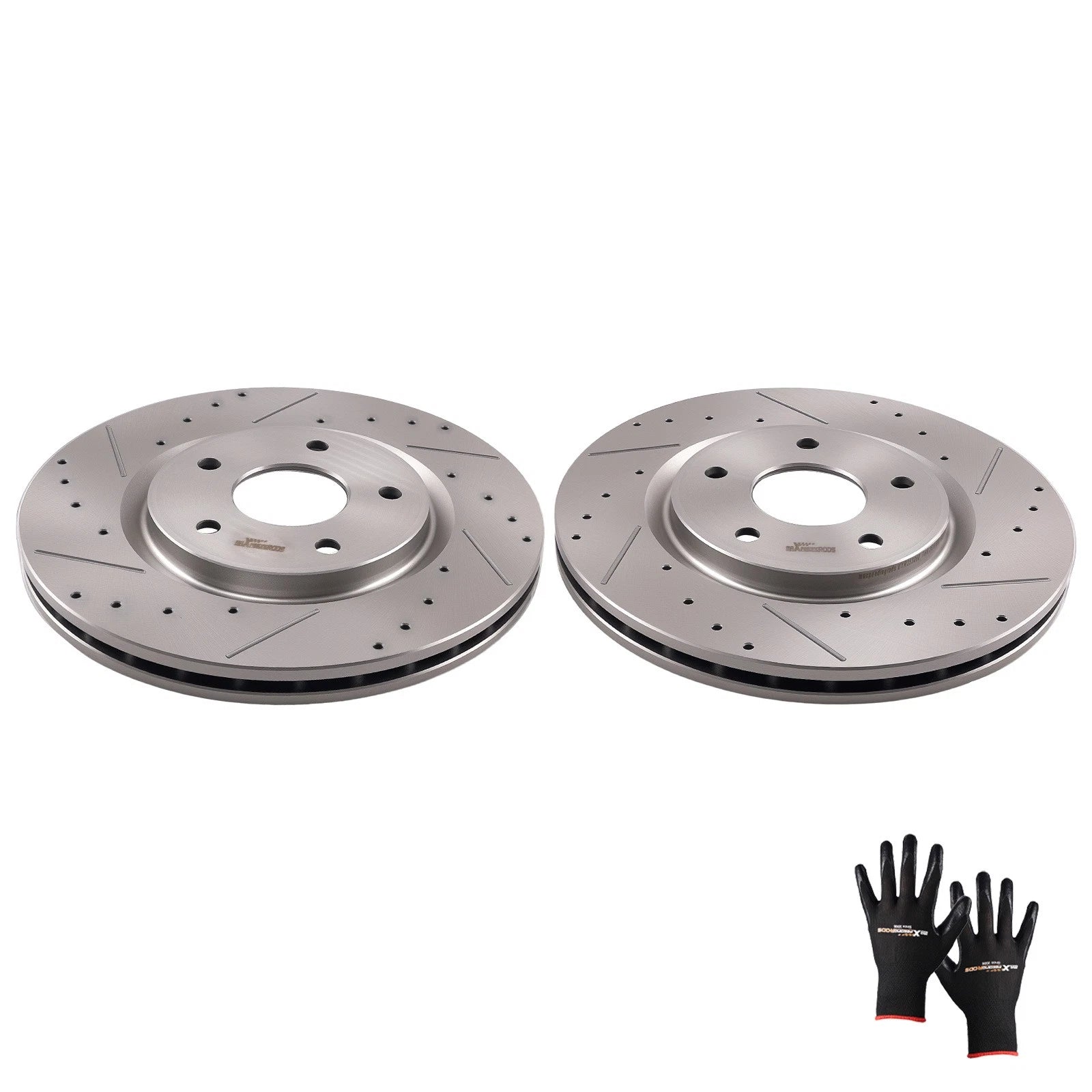 Set of 2 Front Brake Rotors for Chrysler Pacifica (2017–2021) Voyager (2020–2021)