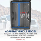 Hard Tri-Fold Tonneau Cover for Ram 1500/2500 (2009-2023) 5.7ft Short Bed