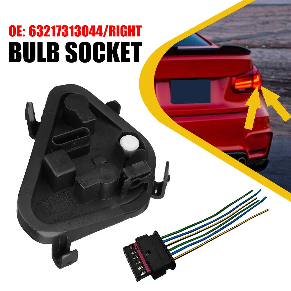 Passenger Right Rear Bulb Socket Tail Light for BMW 320i 328i 335i (2012–2015)