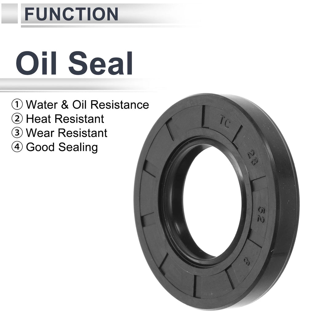 Set of 5 Oil Seal Rotary Shaft Seal TC Ring 28x52x8mm Nitrile Rubber