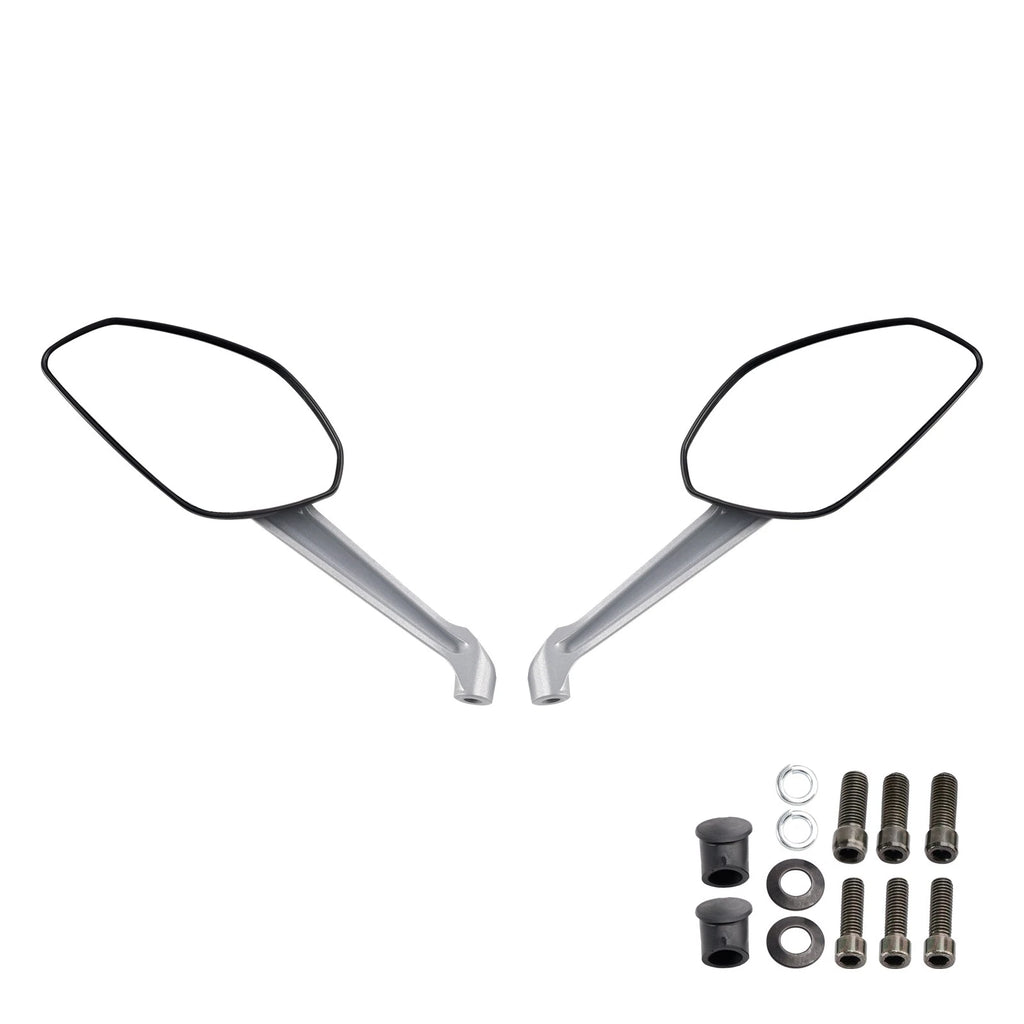 Black Pair Rear View Mirrors for Ducati Monster 797 821 1200 S (2014–2017)