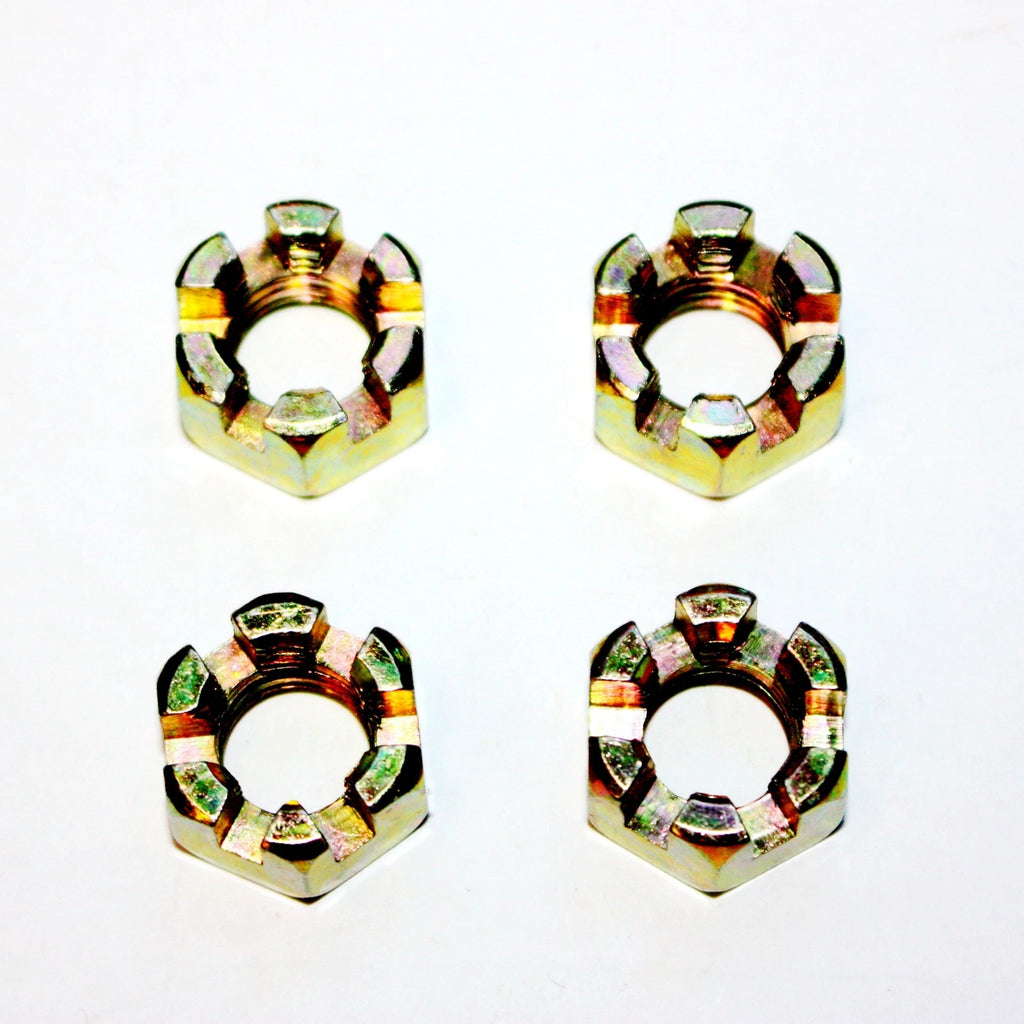 4X 12mm Wheel Hub Axle Castellated Nuts for 50c 110cc 125cc Quad Dirt Bike ATV Buggy