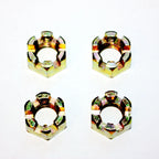 4X 12mm Wheel Hub Axle Castellated Nuts for 50c 110cc 125cc Quad Dirt Bike ATV Buggy