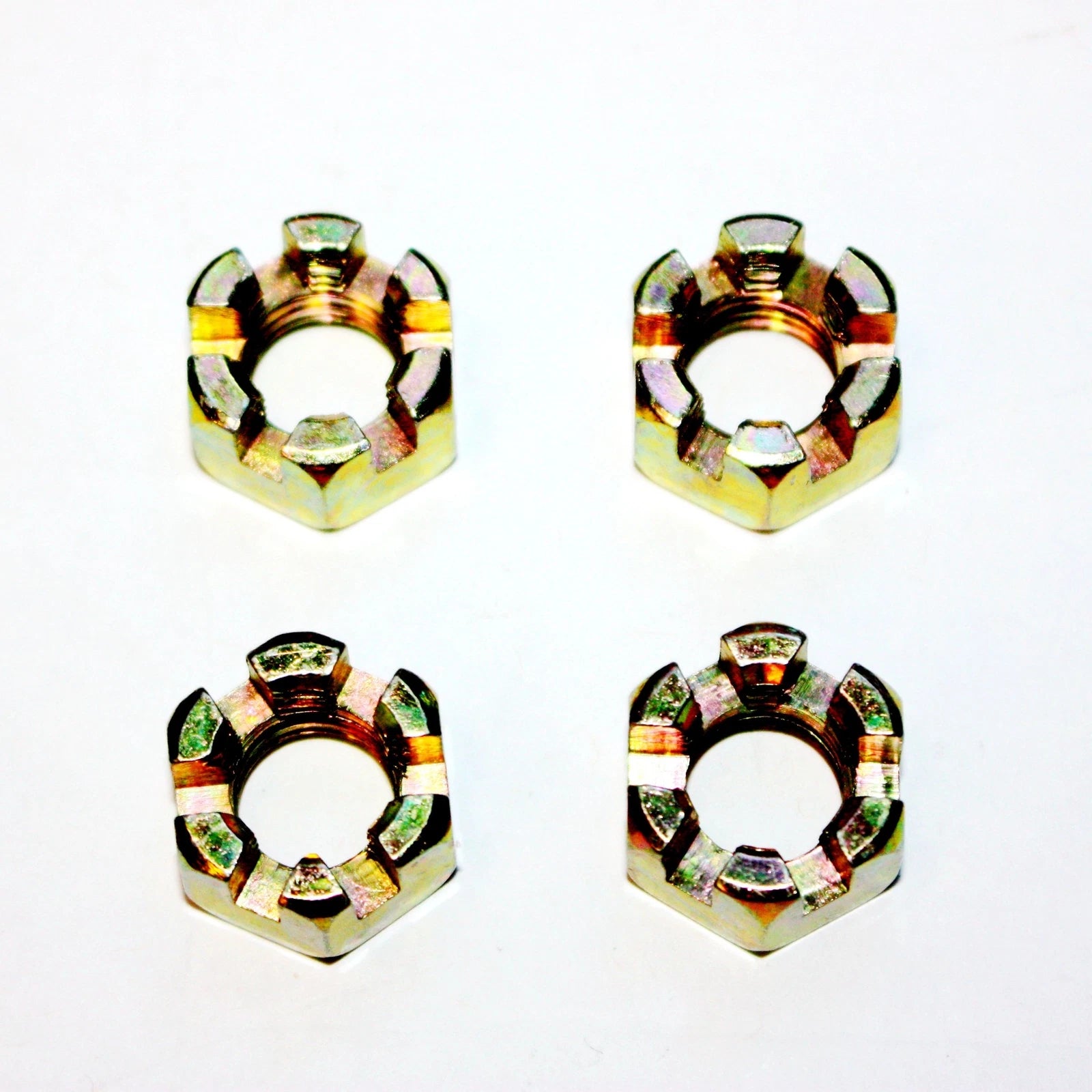 4X 12mm Wheel Hub Axle Castellated Nuts for 50c 110cc 125cc Quad Dirt Bike ATV Buggy