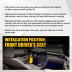 Driver Bottom Seat Cover for Mercedes Benz C300 C250 C400 (2015–2021)