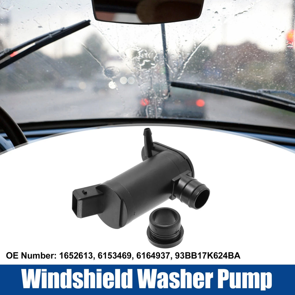 Windshield Washer Pump for Ford Fiesta (1989–1995) 1652613 6153469 6164937