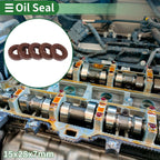 Set of 5 Oil Seal Rotary Shaft Seal FKM Rubber 15x28x7mm