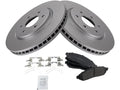Front Brake Pad and Rotor Kit for Suzuki Equator (2009–2012) WG671CJ