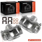 Front Brake Calipers with Bracket for Hyundai Accent Kia Rio