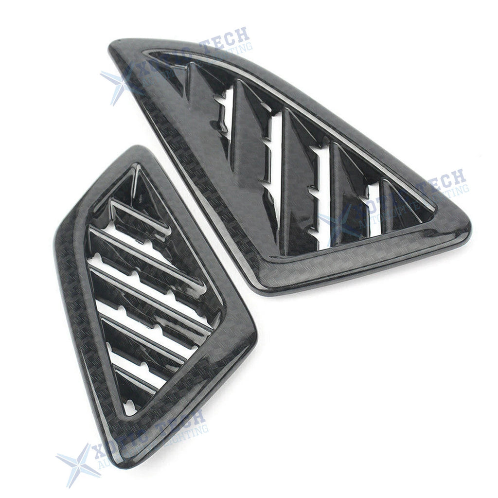 Carbon Fiber Inner Pattern Dashboard AC Vent Outlet Decor for Honda Civic (2016-2021)