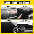 Dash Cover Mat for Volkswagen Beetle (1998–2010) Black Dashboard Carpet