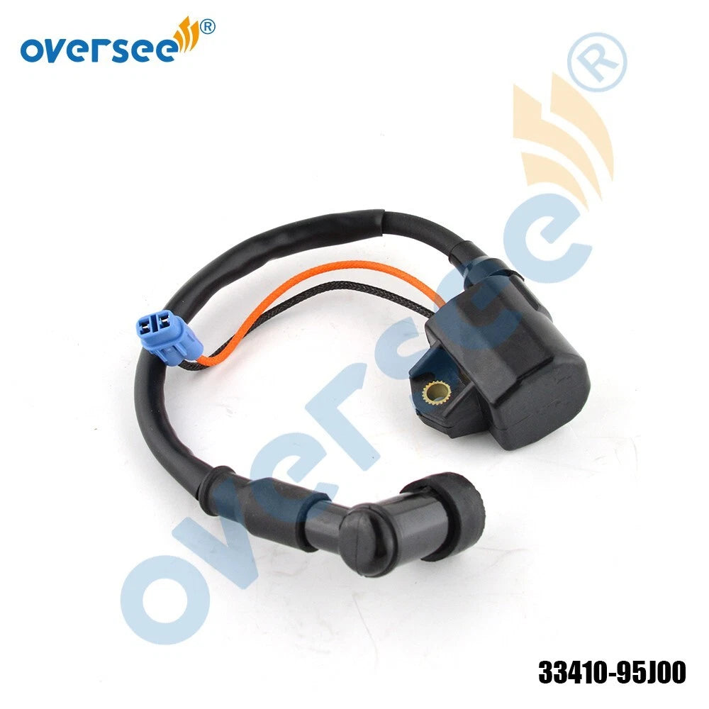 Ignition Coil Assy 33410-95J00 for Suzuki Outboard DF20 DF25 (4-Stroke 20-25HP)