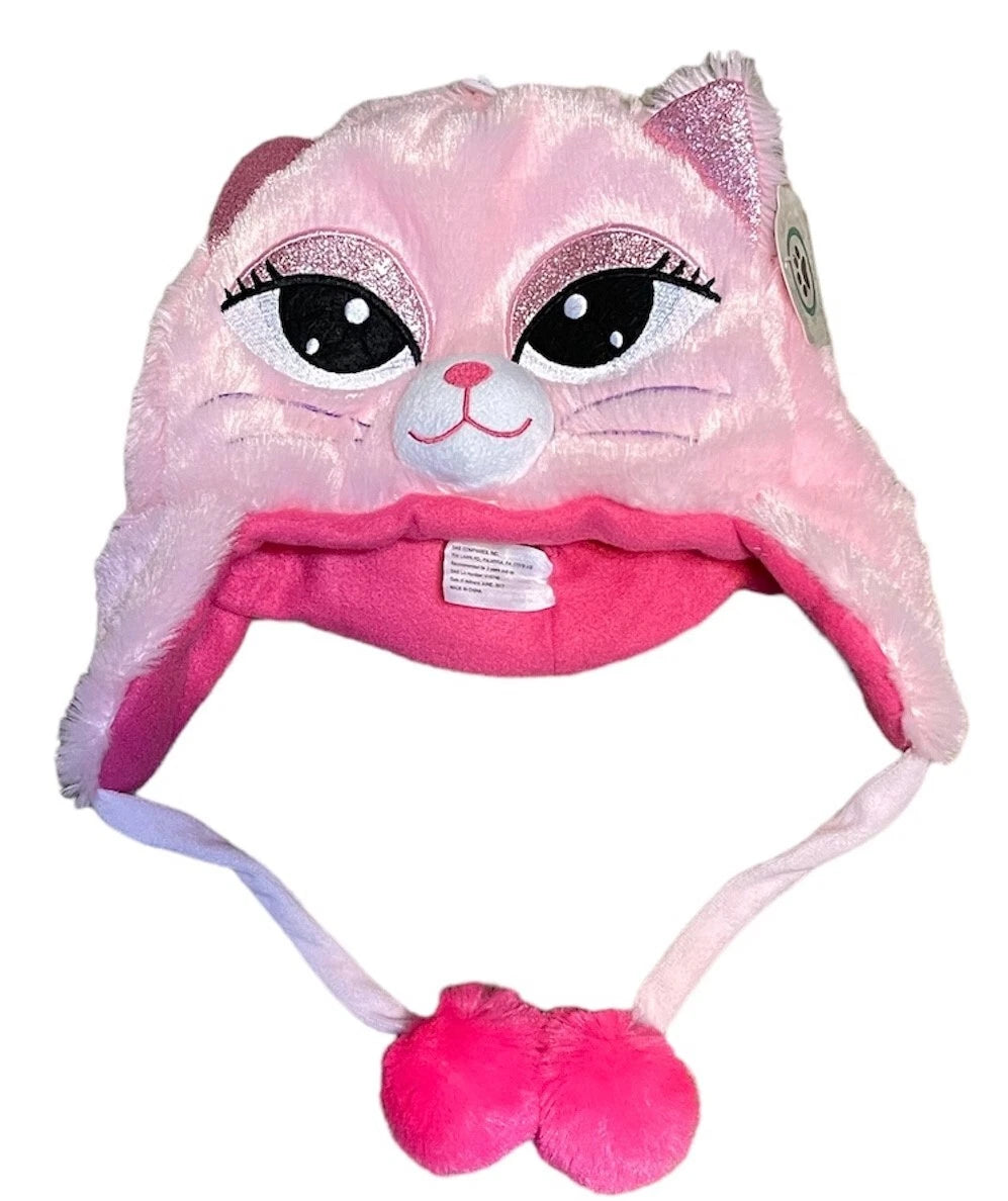 Set of 2 Cute Cartoon Animal Winter Hats for Kids