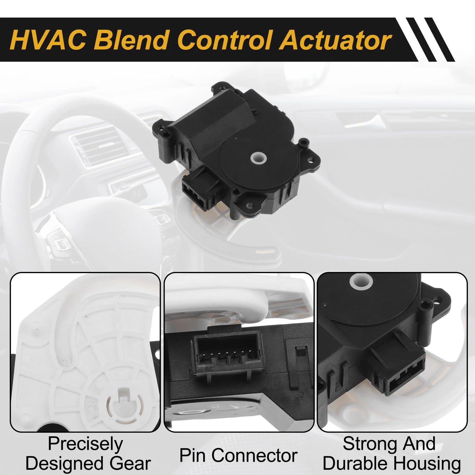 HVAC Heater Blend Door Actuator for Honda Odyssey (No. 79350TK4A41)