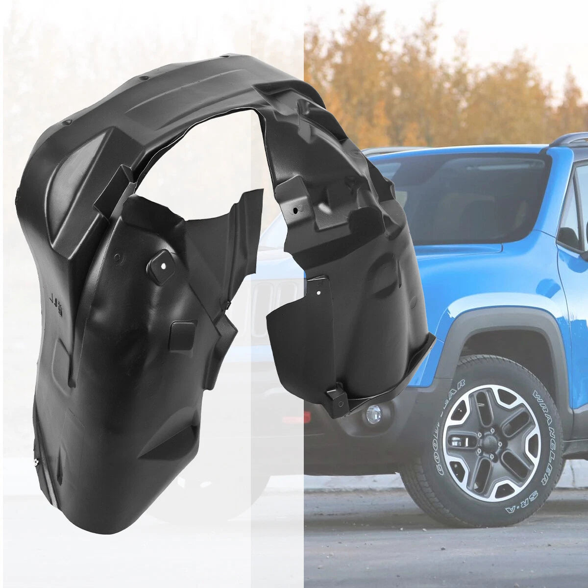 Fender Liner for Jeep Renegade (2015–2018) Front Driver & Passenger Side