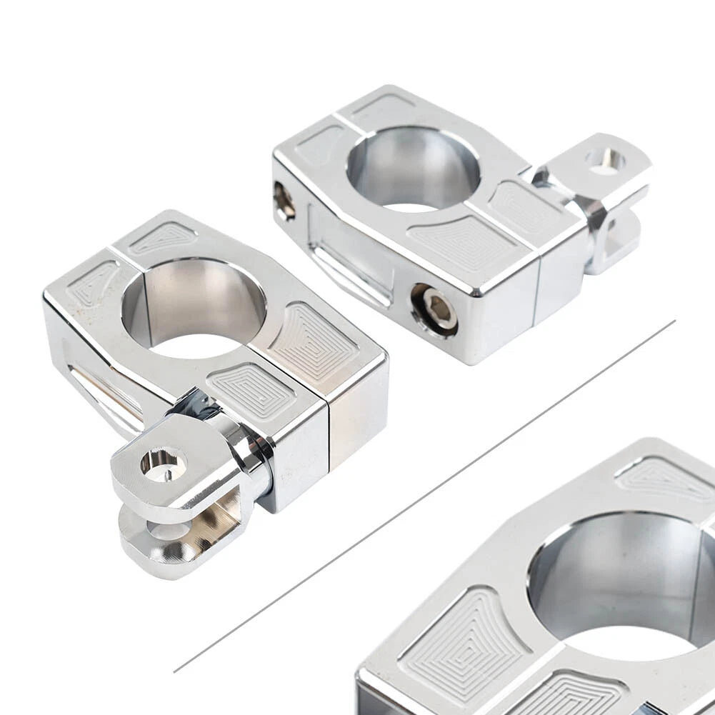 Engine Guard Highway Crash Bar Mount Foot Peg Clamp for Harley