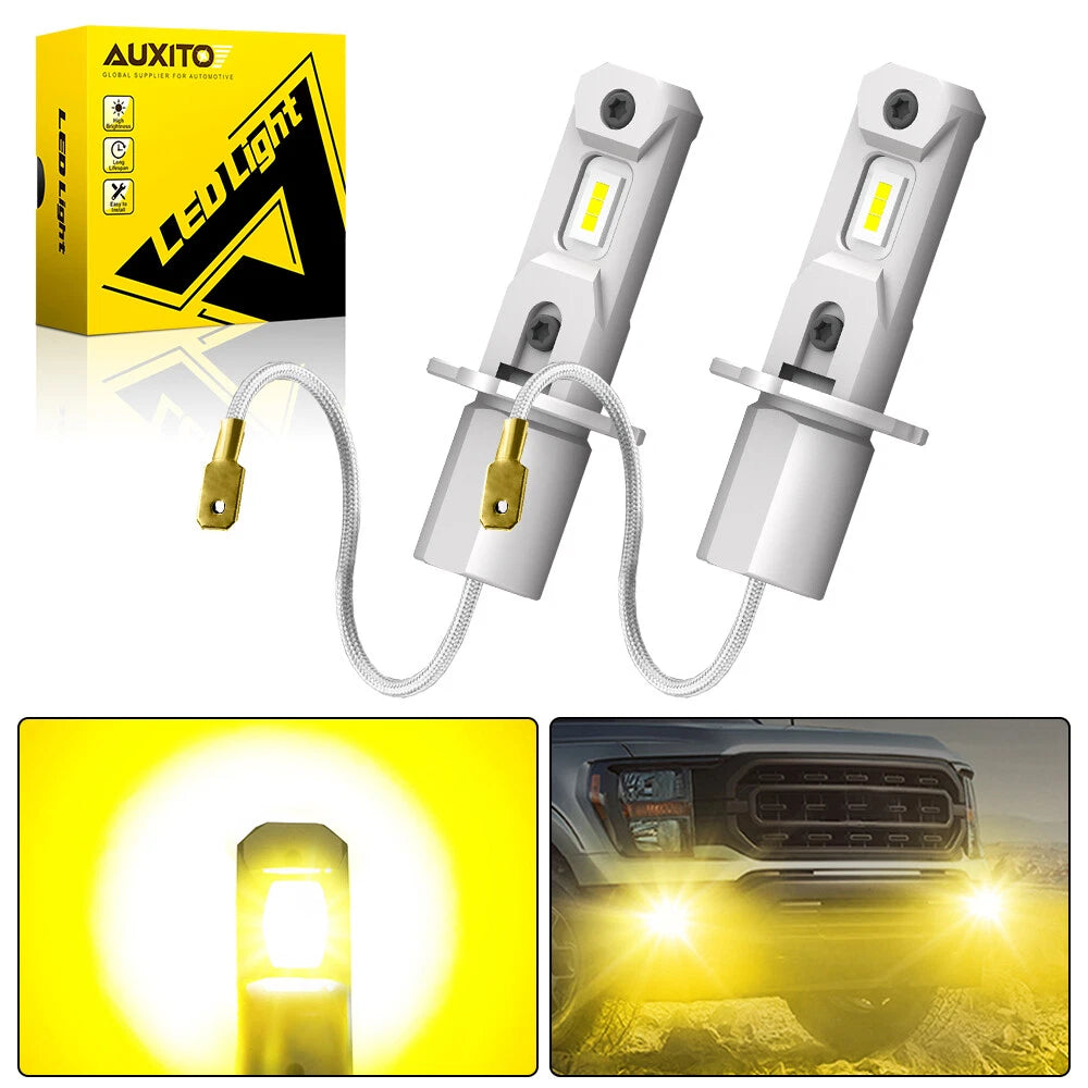 2X H3 LED Fog Light Bulbs