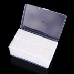 Storage Box for Cosmetics Puff Case Replacement Tool (Transparent)