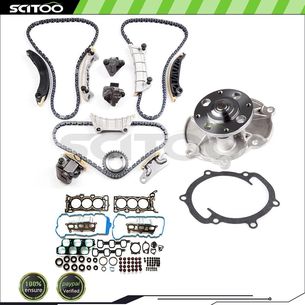 Timing Chain Kit with Head Gasket Set & Water Pump for Saturn Outlook (2007–2008)