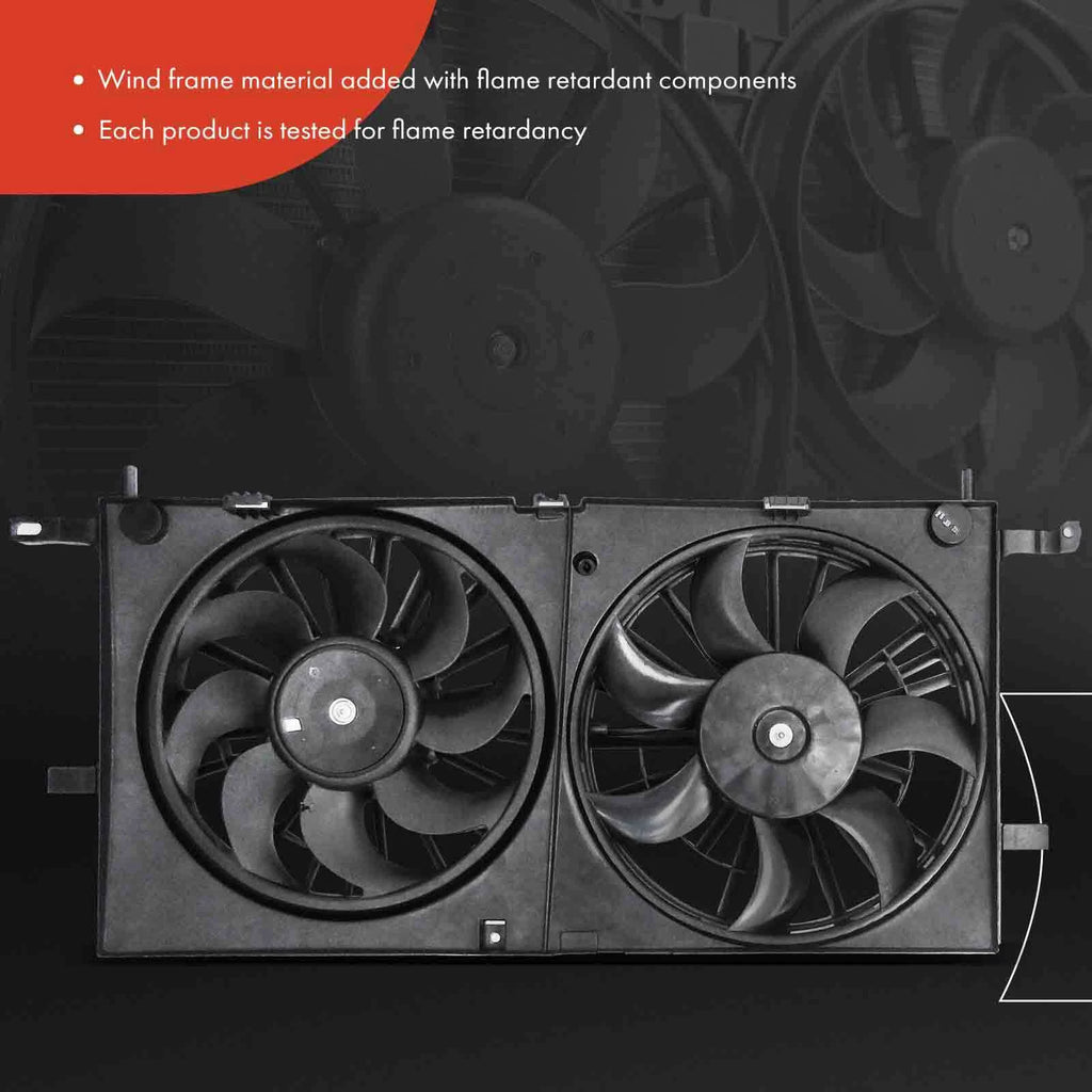 Dual Cooling Fan Assembly for Buick Terraza, Chevy, Pontiac (2005–2008)