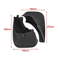 Mud Flaps Set Black for Toyota Corolla (1993-1997)
