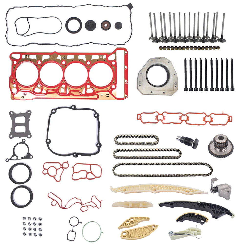 Timing Chain Head Gaskets Valves Kit for Audi A3 A4 A6 Q5 TT (2000–2023)