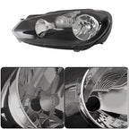 Headlight Assembly for VW Golf/Jetta Sportwagen (2010–2014) Left Driver