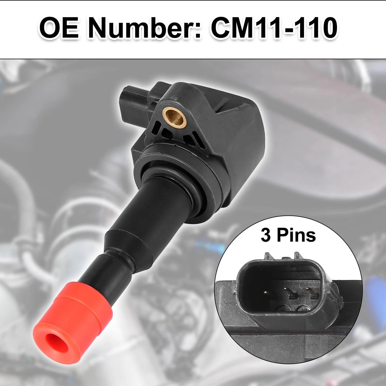 Set of 4 Ignition Coils for Honda Fit (2007–2008) CM11-110