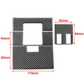 4 Pcs Reading Light Panel Cover Trim for Toyota Tundra (2014-2021) Black