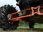 SuperATV Round Tubed Rear Radius Arms for Polaris RZR XP 1000 (2014–2023) - Orange
