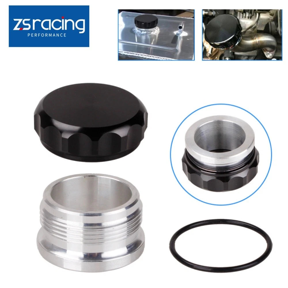 2 Inch Aluminum Weld On Filler Neck and Cap for Fuel Water Tank