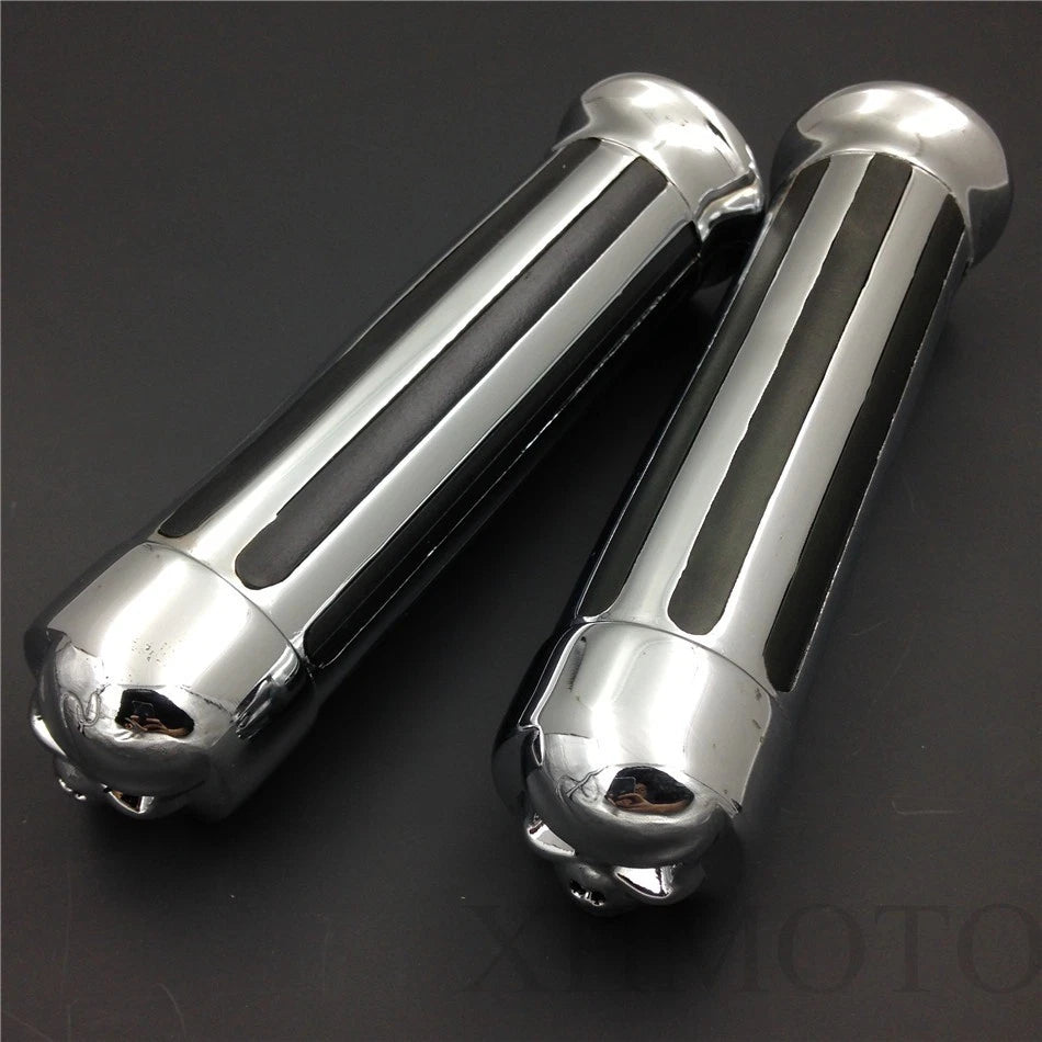Hand Grips 7/8" Handlebar for Harley XL 883 Hugger Sportster (1991–2023) Chrome