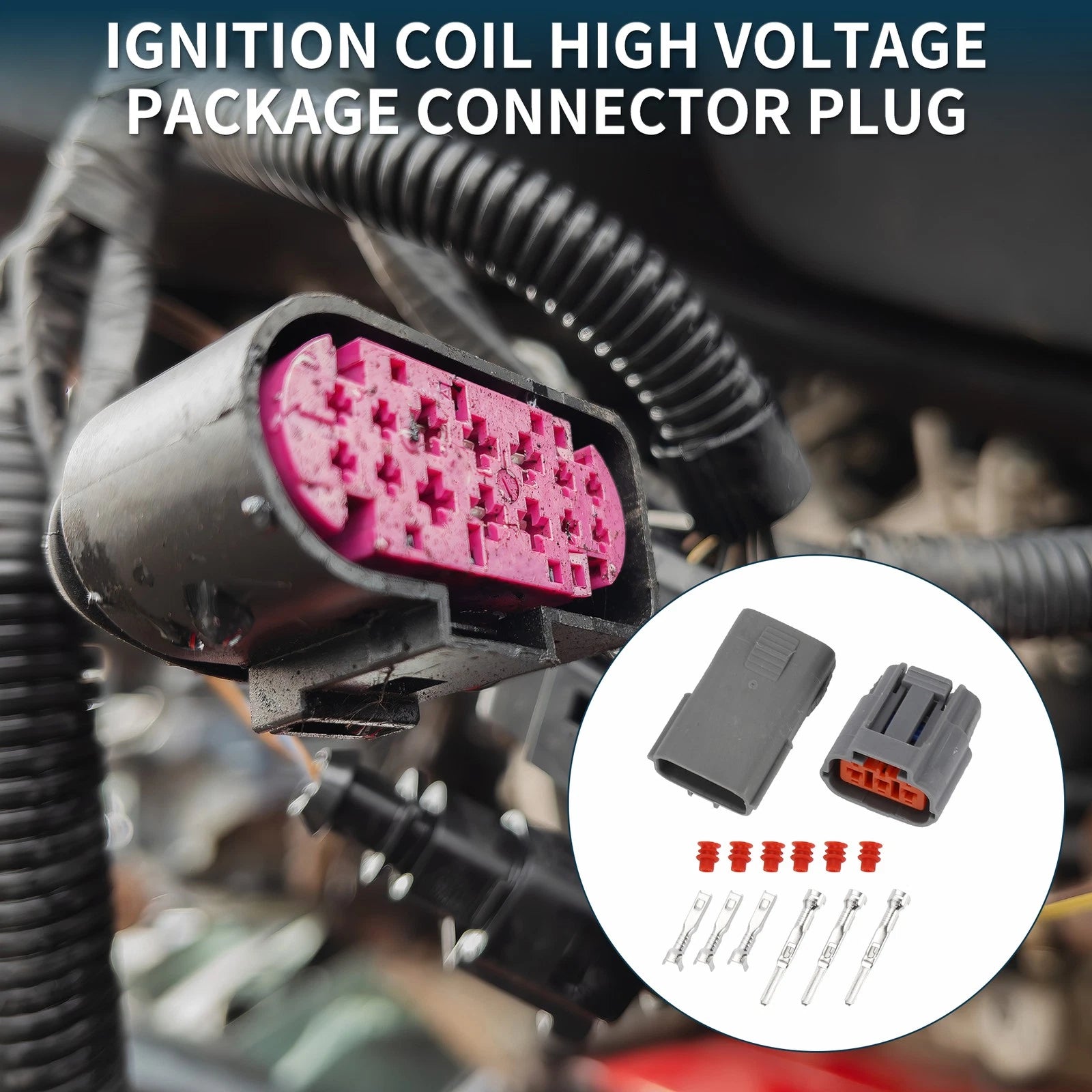 3Pin Ignition Coil Connector Plug for Nissan 