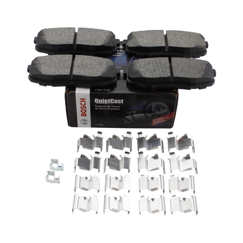 Set of 4 Bosch QuietCast Rear Ceramic Brake Pads for LX570 Land Cruiser Sequoia Tundra (2008–2021)