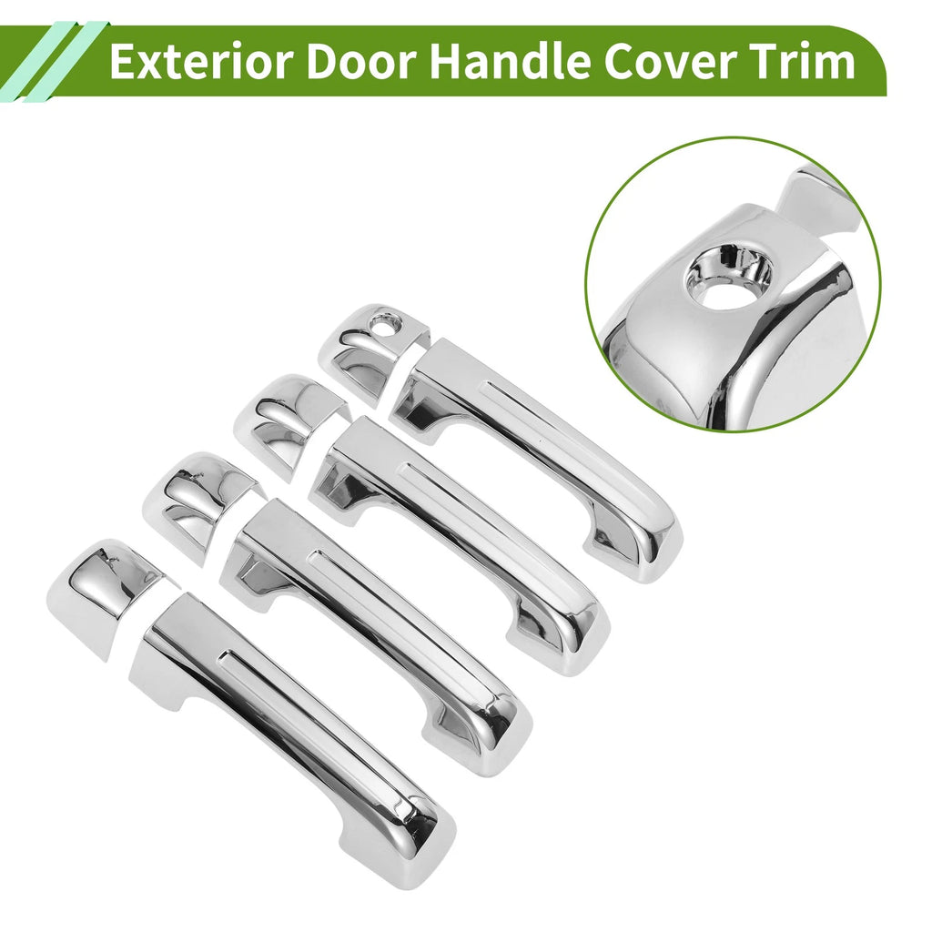 Set of 1 Exterior Door Handle Cover Trim for Dodge Ram 1500 (2019–2024) ABS