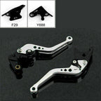 Short Brake Clutch Levers for Honda CBR600RR (2003–2006) CBR954RR (2002–2003) Silver T9