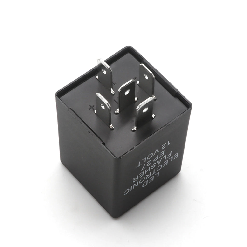 LED Flasher Relay Decoder Fix for 5-Pin 12V EP27 FL27 (2019-2024)